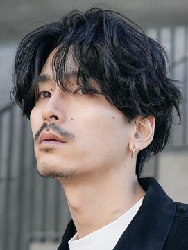 フィフス トウキョウ (fifth TOKYO) 渋谷シャドウパーマメンズカットセンターパートウルフマッシュ