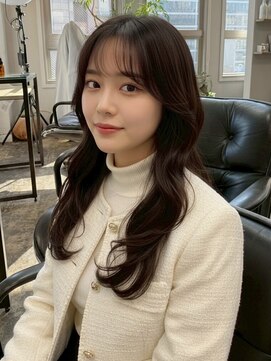 シースルー韓国ヘア♪