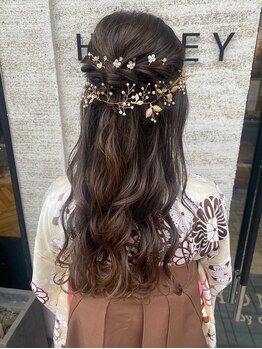 ハニー(HONEY by Chord)の写真/イベントや結婚式、卒業式など…特別なお出かけに♪プロの手で可愛く、崩れにくいから結婚式のお呼ばれに☆