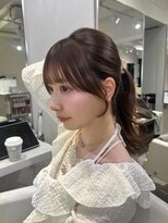 ユーフォリア 新宿店(Euphoria) 【Euphoria SHOKI】盛れる顔まわりカット×マロンベージュ