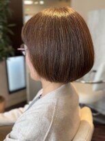 アトリエアルシュ(atelier ARCHE)&nbsp;丸みボブ,白髪ぼかしカラー,脱白髪染め