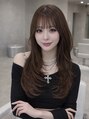 ジュース 原宿明治神宮前(JUICE)&nbsp;大人かわいい韓国オリーブブラウン×レイヤーカット