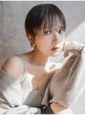 ハンサムショート×シースルーバング