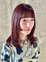 ヘア アイビー キチジョウジ(HAIR I Be, KICHIJOJI)&nbsp;デザインカラーのロングレイヤー【吉祥寺 美容院 アイビー】