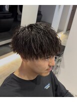 クレヨン ケース(Crayon case)&nbsp;カジュアル刈り上げツイストシースルーマッシュ束感軽めマッシュ