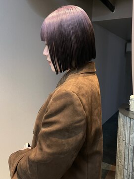 ヨハク 大阪梅田中崎町(yohaku) 【misaki 】タッセルボブ×ルーツカラー