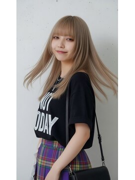 コートフィールエー(CO_T feel.a) ストレートでも映える!質感重視のミルクティーカラー