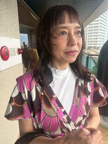 フィルム(FiLMs)&nbsp;ウルフミディアムレイヤー/顔まわりカット/ナチュラルブラウン