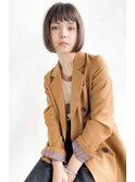 《高松快》シアーベージュ×クラシカルレトロボブ