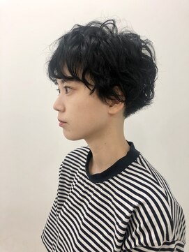 エンドリンク(endlink) ブラックショート×パーマ