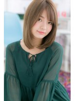 ミック ヘアアンドメイク アップ 駒込店(miq Hair&Make up) 色っぽさと透け感*オリーブアッシュのイイ女ミディ