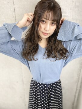 ルノン(LUNON) 【LUNON】ルーセントセピアカラーでフェミニンロング