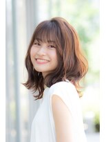 ジャン クロード ビギン 横浜ベイクオーター店(JEAN CLAUDE BIGUINE)&nbsp;ナチュラルAラインボブ　ミディアムレングス　20代　30代　40代