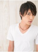 重めバングの目力ＵＰこなれ感ショートウルフL