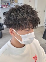 フィフス 原宿(fifth) 刈り上げマッシュショート波巻きスパイラルパーマツーブロック