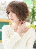 外国人風バレイヤージュゆるふわ大人ボブa志木20代30代40代50代
