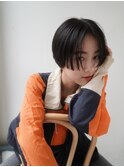 ♪ハンサムショートヘア/センターパート/ショートヘア【池袋】