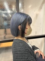 トリニティ 本厚木(trinity)&nbsp;切りっぱなしボブ/アイスブルー/本厚木