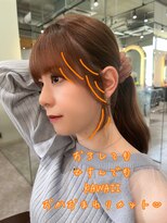 サロンドミルク 新百合ヶ丘店(salon de MiLK)&nbsp;【シースルーバング×お顔周りカット】[前髪カット/新百合ヶ丘]