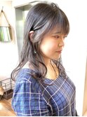 【December】就活カラー×ブリーチなし透明感グレージュカラー◎