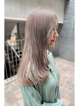 クーエフー(coo et fuu) 10代20代30代40代50代 前髪　ストレートロングヘアー　藤沢