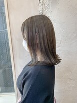 【ALLY 濱田】ブリーチ無し☆オリーブグレージュ