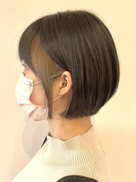 アトリエコア(Atelier Coa) インナーカラーイヤリングカラーダブルカラーベージュカラー韓国