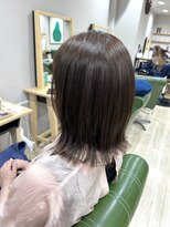 ヘアサロン ナノ(hair salon nano)&nbsp;切りっぱなしミディ×髪質改善トリートメント
