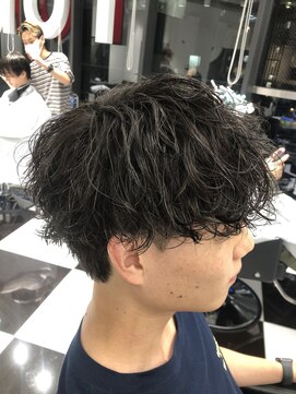 オーシャントーキョー(OCEAN TOKYO) メンズパーマツイスパ波巻きスパイラルマッシュセンターパート