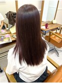 艶カラーと艶ストレート