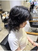 林　直人　ウルフカット　デザインパーマ