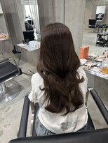 ラック(LUCK)&nbsp;レイヤーぱっつん前髪ステップボーンカットシルキー船橋/韓国