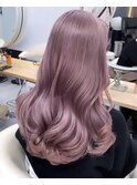 ケアブリーチを使用したデザインカラー スタイリスト阿部ちあき