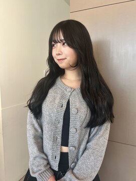 ローレンアオ(LOREN AO) 前髪/アンブレラカラー/こなれミディ/イメチェン/ウェーブパーマ