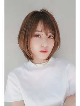 ギークス(GEEKS) 【GEEKS渋谷】大人ショートボブ/シルキーベージュ/冬カラー/小顔