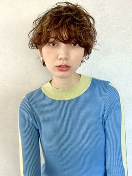 カナン 銀座(CANAAN) ウェーブショート　似合わせカット　ピンパーマ　癖毛風パーマ