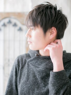 モッズヘア メン 仙台愛子駅前店(mod's hair men) 20代30代大人かっこいいダークアッシュビジネスショート仙台愛子