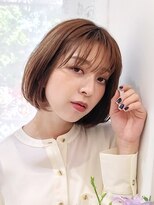 レブリィ ゼンコー 国領(Reverie ZENKO) 大人かわいいゆるふわワンカールレイヤーボブ