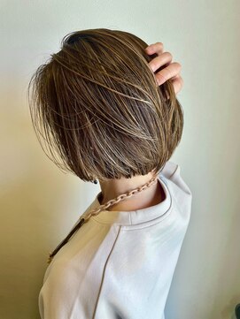 ヘアーラニッシュ 三郷中央店(hair Lanish) 白髪もぼかせるハイライト/サンドベージュ