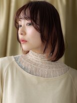 カバーヘアアンドスパ ブリス 浦和(COVER HAIR&SPA bliss)&nbsp;チェリーブラウンインナーカラー姫カットレイヤーY浦和10代20代