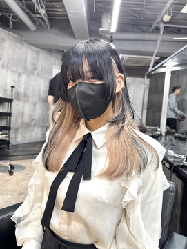 メゾン 心斎橋店(Maison) ミルクティーベージュ×ブラック