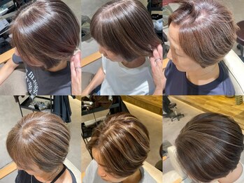 ベコ(Beco)の写真/大人女性のお悩みに丁寧にお応え♪ダメージレスにこだわったカラーで、いつまでもキレイな髪に。