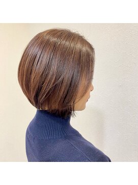 トゥルーブ バイ ファースト 富沢店(trove by first) ショートボブ×ショコラブラウン