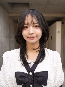 ホロン 池袋(HOLON) 池袋HOLON /ハッシュカット/暗髪ミディアム/レイヤーカット