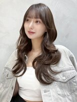 グロー オオミヤ アネックス 大宮(GLROW OMIYA ANNEX)&nbsp;ウェーブヘアロングレイヤーシースルーバングくびれロング