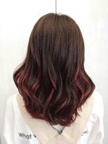 ジュリアンマーラ(Julien Mara) カシスレッド/ショコラブラウン/ふわふわミディアム/大人可愛い