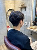 癖毛風パーマ