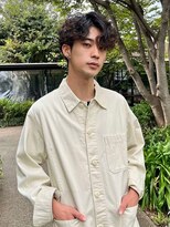 グリーンミドル(GREEN middle)&nbsp;メンズカット/メンズパーマ/メンズショートパーマ/アップバング