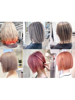 季節やトレンドに合わせて貴方にぴったりのカラーをご提案♪【元町/三宮/ハイトーン/ショートカット/ボブ】