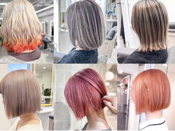 エルサリープアネックス 神戸三宮(Elsaleap annex)の写真/季節やトレンドに合わせて貴方にぴったりのカラーをご提案♪【元町/三宮/ハイトーン/ショートカット/ボブ】